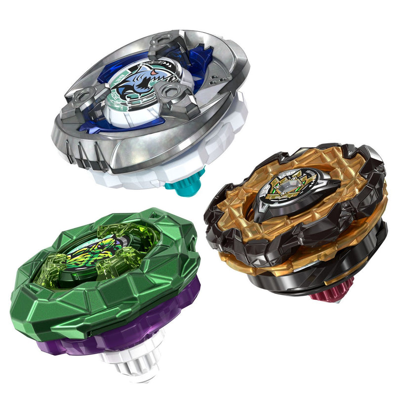 Beyblade X-treme Battlers pack of 3 spinning tops (British brand)