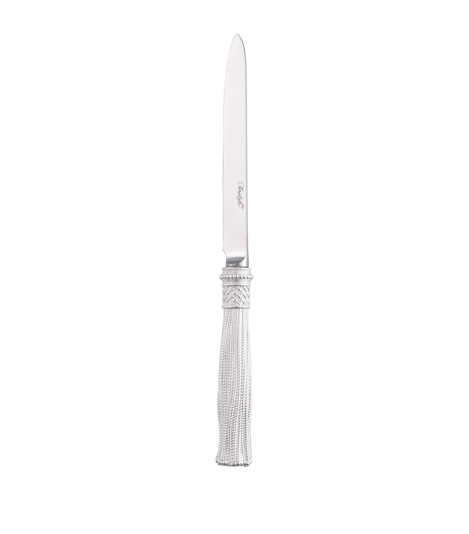 Christofle Pompon silver-plated cutlery set 4-piece - British product