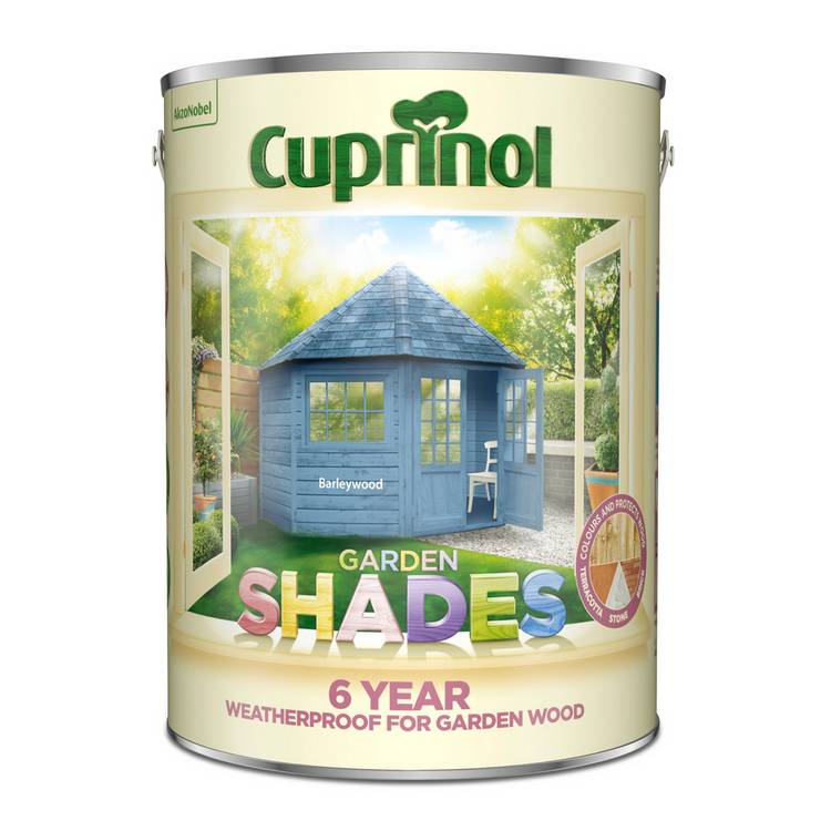 Cuprinol Garden Shades Barleywood wood paint 5L (British brand)