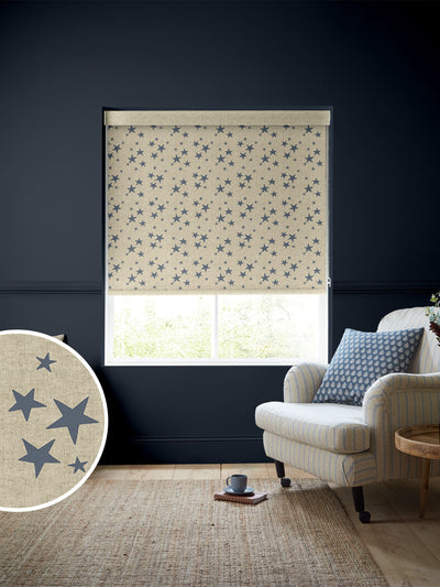 Next Emily Bond Indigo St Maws Made to Measure Roller Blinds- Buy online at McGrocer