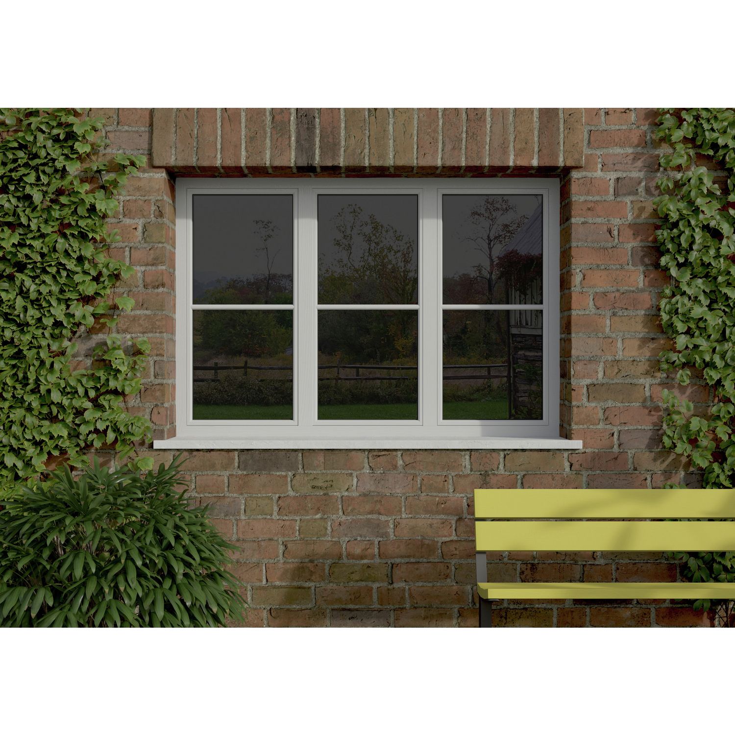 Cuprinol Garden Shades Dazzling Yellow 1L wood paint, imported from the UK