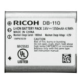 Ricoh DB-110 Li-ion rechargeable battery - British product