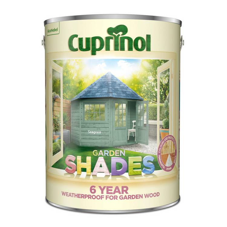Cuprinol Garden Shades Seagrass 5L paint, UK version