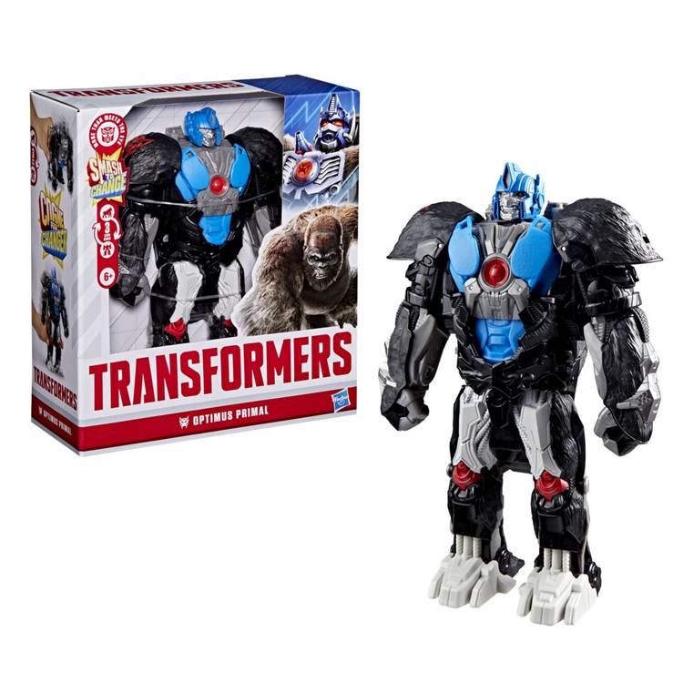 Transformers Smash Changers Optimus Primal action figure 9 inch - British product