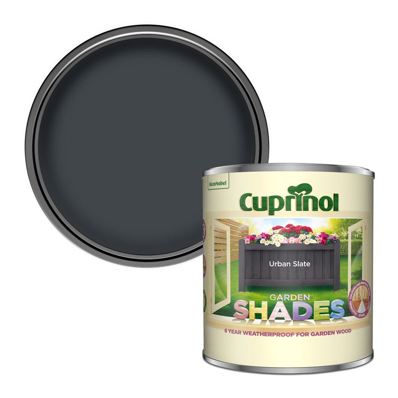 Cuprinol garden paint Urban Slate 1L (British brand)
