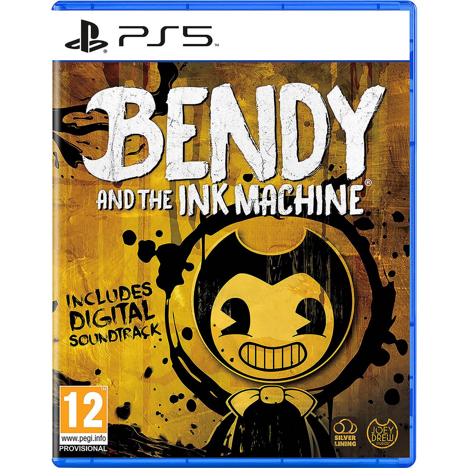 Bendy and the Ink Machine PS5 horror game disc, UK version