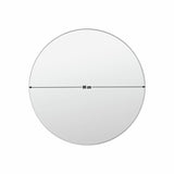 Argos Home gold effect round wall mirror 80cm, UK version