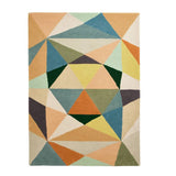 Habitat geometric patch wool rug 120x170cm (British brand)