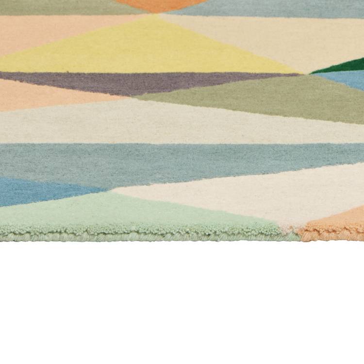 Habitat geometric patch wool rug 120x170cm (British brand)