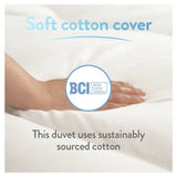 Slumberdown duvet Cotton Comfort 10.5 Tog Single, UK version