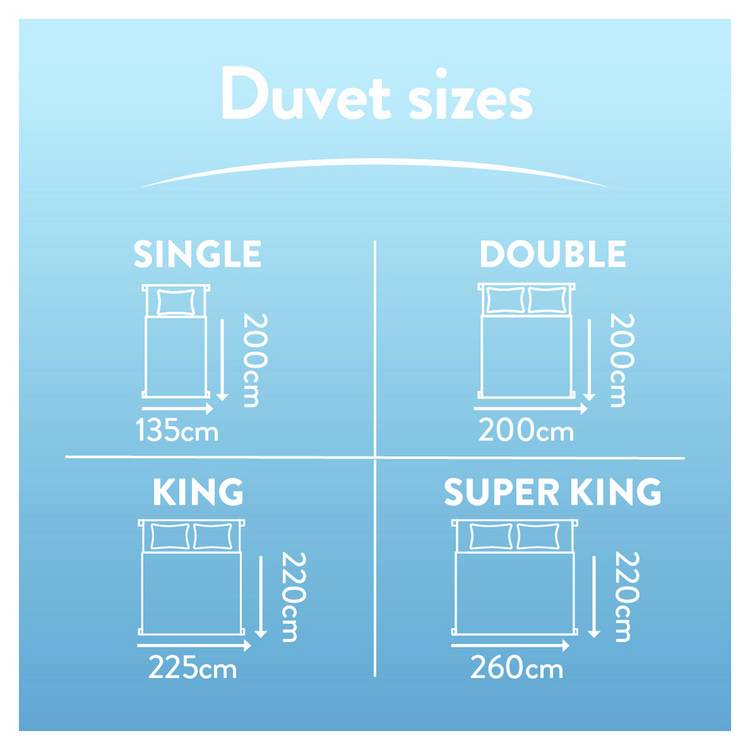 Slumberdown duvet Cotton Comfort 10.5 Tog Single, UK version