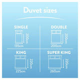 Slumberdown duvet Cotton Comfort 10.5 Tog Single, UK version
