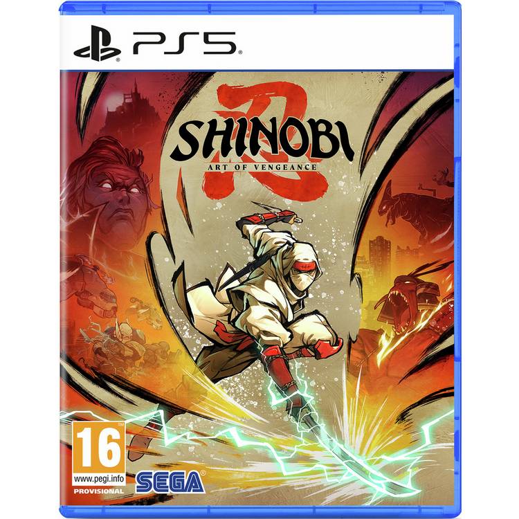 PS5 game Shinobi Art of Vengeance hand-drawn style - British product