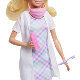 Barbie dentist playset with blonde doll and toddler patient, imported from the UK