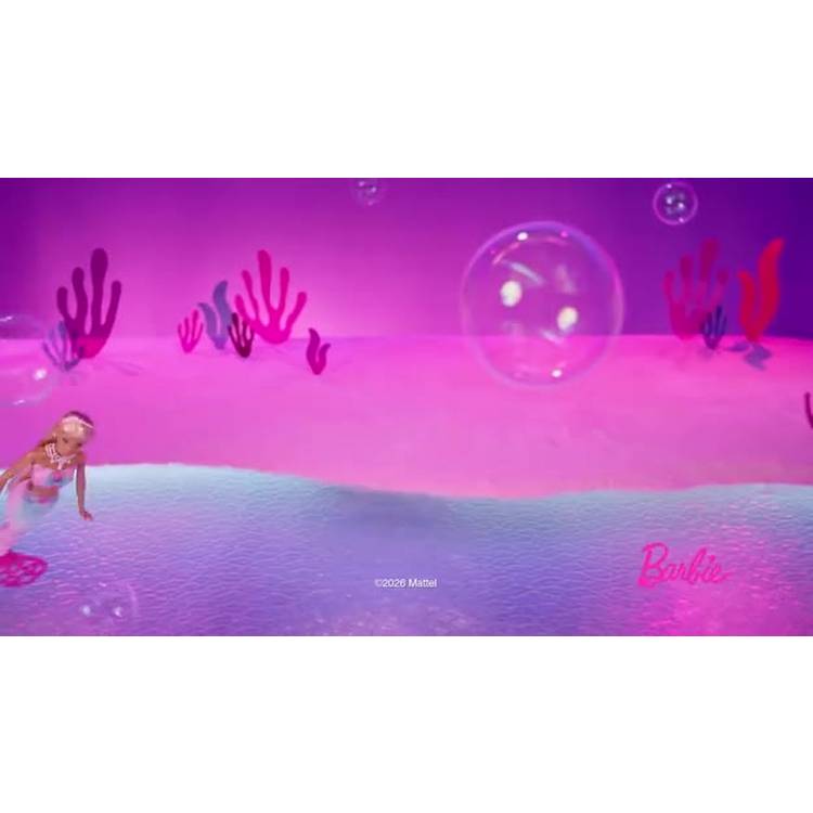 Barbie Bubble Sparkle Mermaid doll 32cm (British brand)