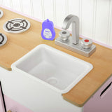 Tidlo wooden play kitchen pink, UK version