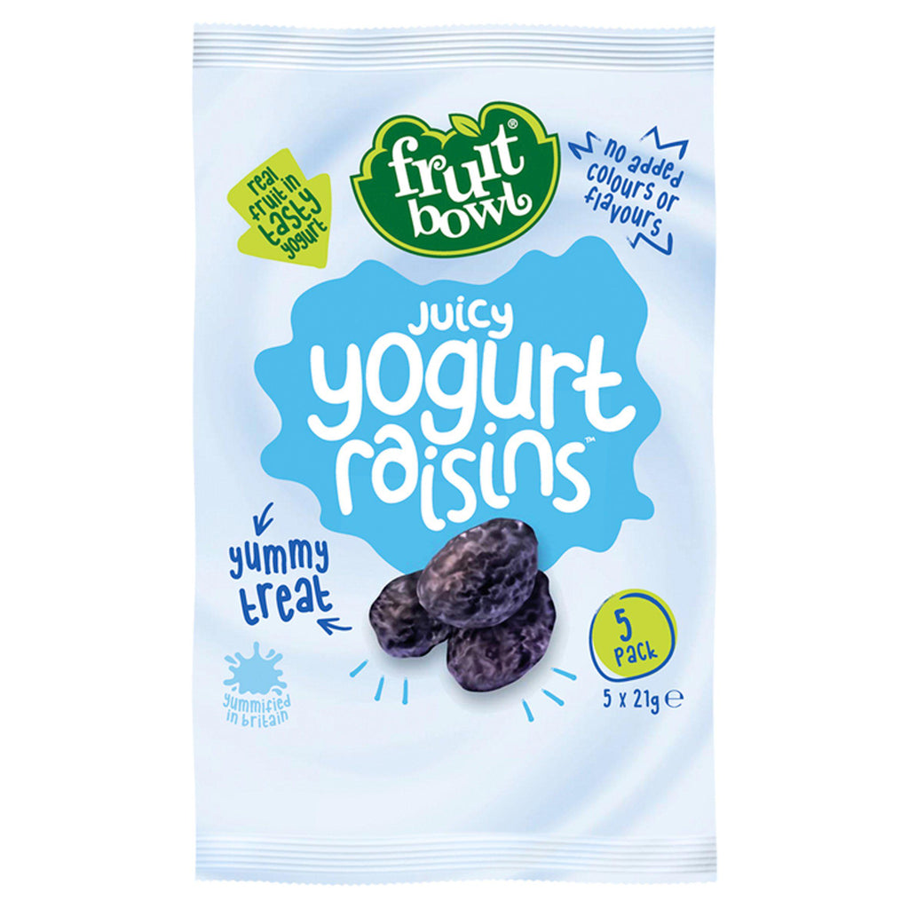 Fruit Bowl Juicy Yogurt Raisins 5x25g