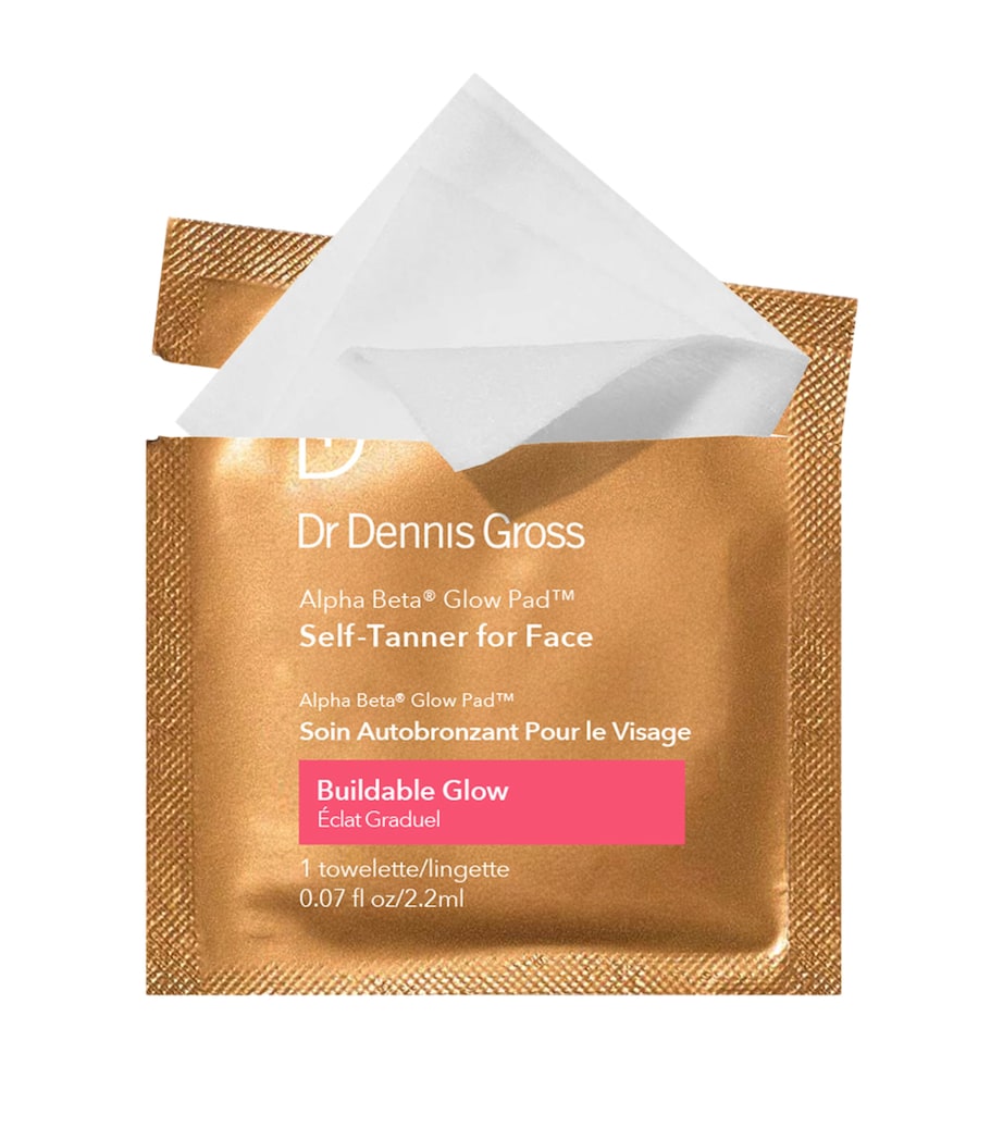 Dr Dennis Gross face self-tanner pads pack of 8 - British product