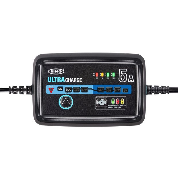 Ring Automotive Ultracharge 5A smart battery charger - British product