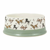 Banbury & Co stoneware ceramic pet bowl cream - British product