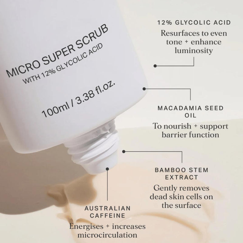 Alpha-H Micro Super Scrub 100ml exfoliant, British product