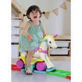 Rollplay Rainbow Unicorn 2-in-1 ride-on (British brand)