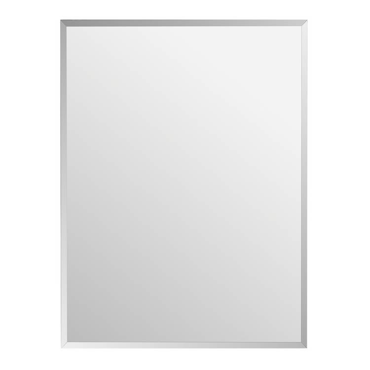 Argos Home silver bevelled bathroom wall mirror 60x45cm (British brand)
