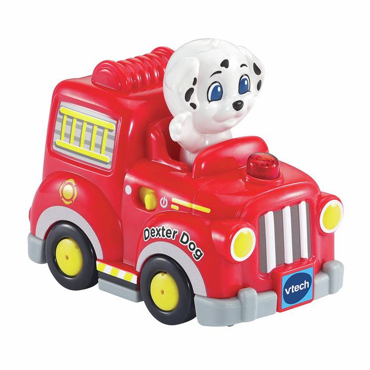 Vtech Dexter Dog fire fighter car toy, UK version