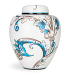 Wedgwood Florentine Turquoise lidded vase 15cm (British brand)