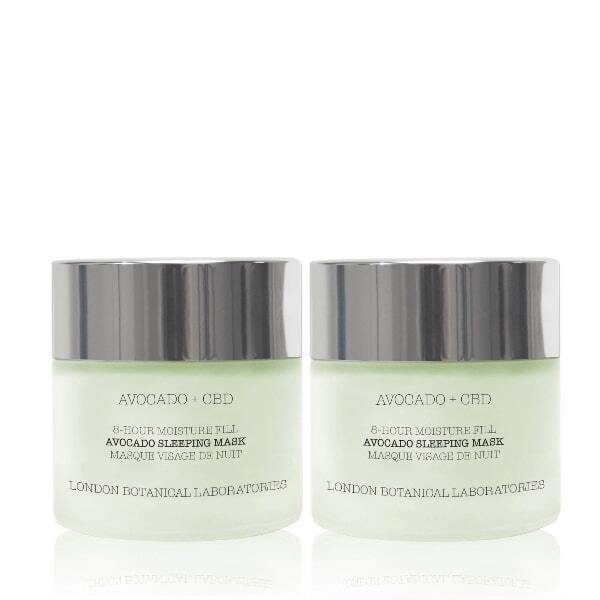 LBL 2 x Avocado+CBD Moisture Fill Avocado Sleeping Mask GOODS Superdrug   