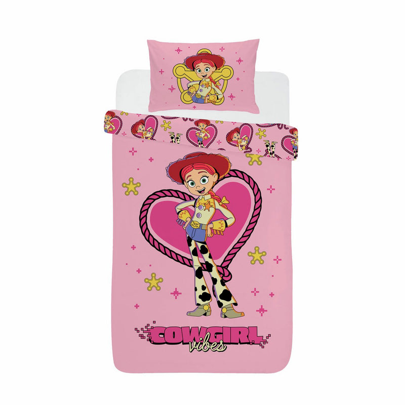 Disney Toy Story Jessie single duvet set pink - British product