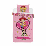 Disney Toy Story Jessie single duvet set pink - British product