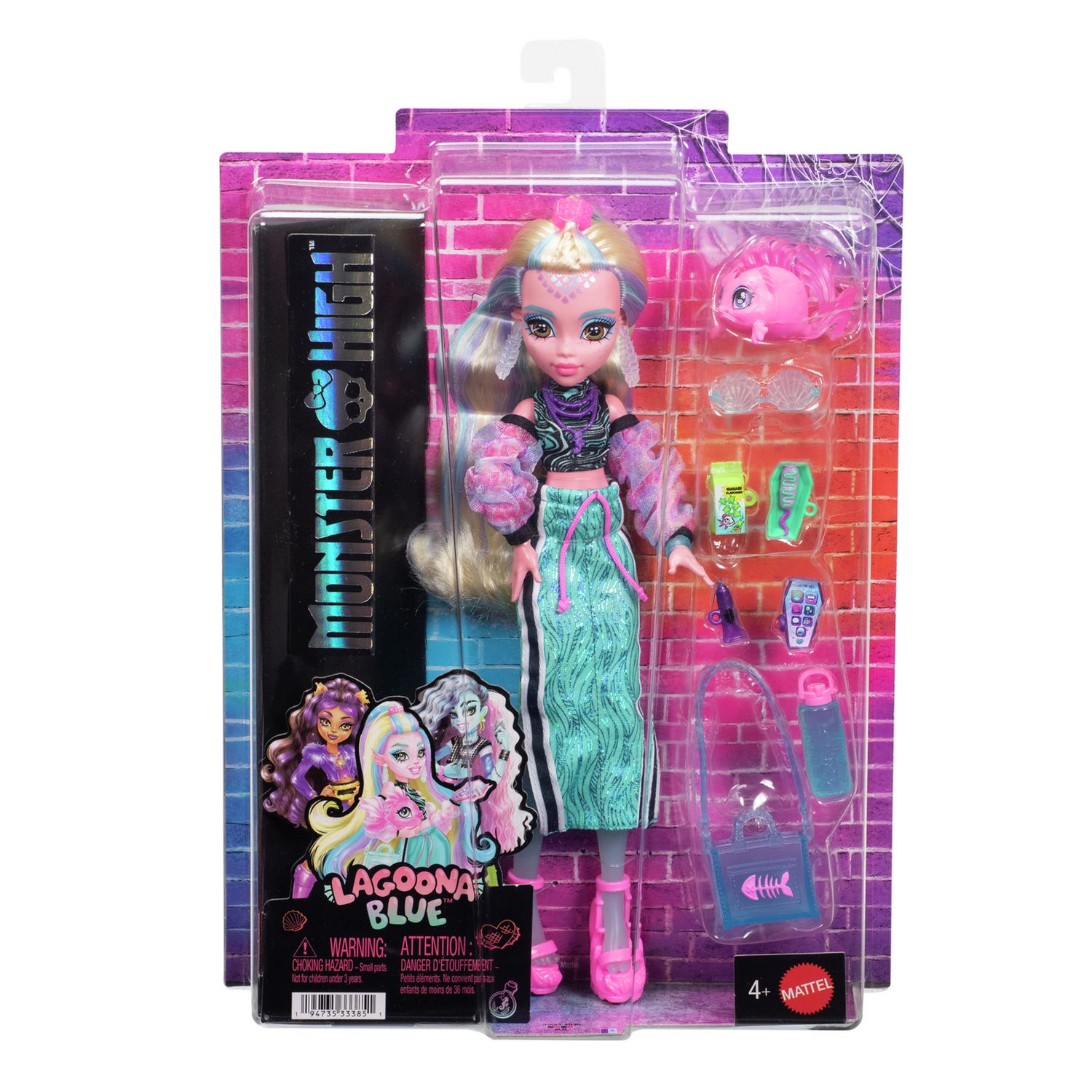 Monster High Lagoona Blue doll 32cm, UK version