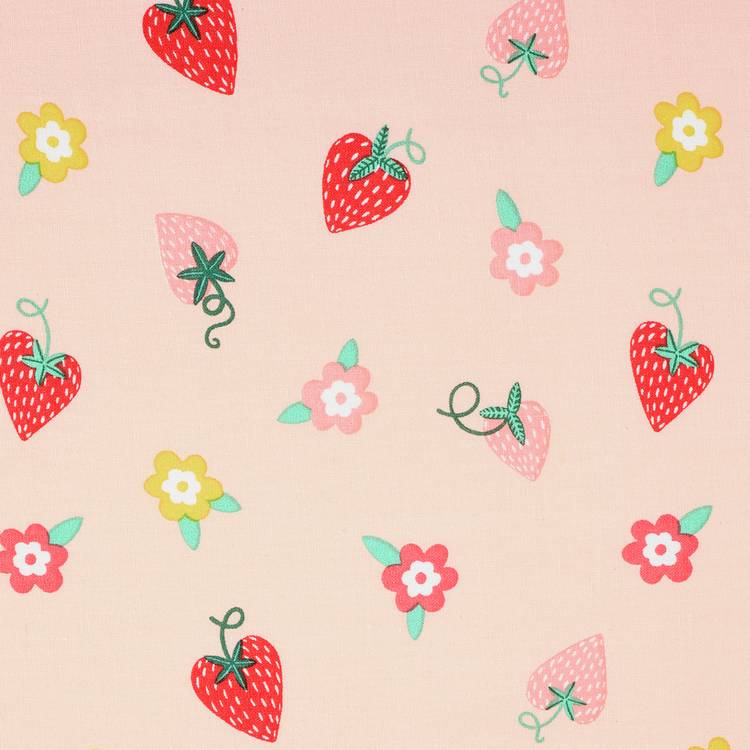 Argos Home twin pack toddler fitted sheets strawberry floral UK version