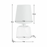 Argos Home Cabras Glass Table Lamp - Sage
