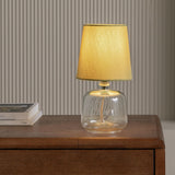 Argos Home Cabras Glass Table Lamp - Sage