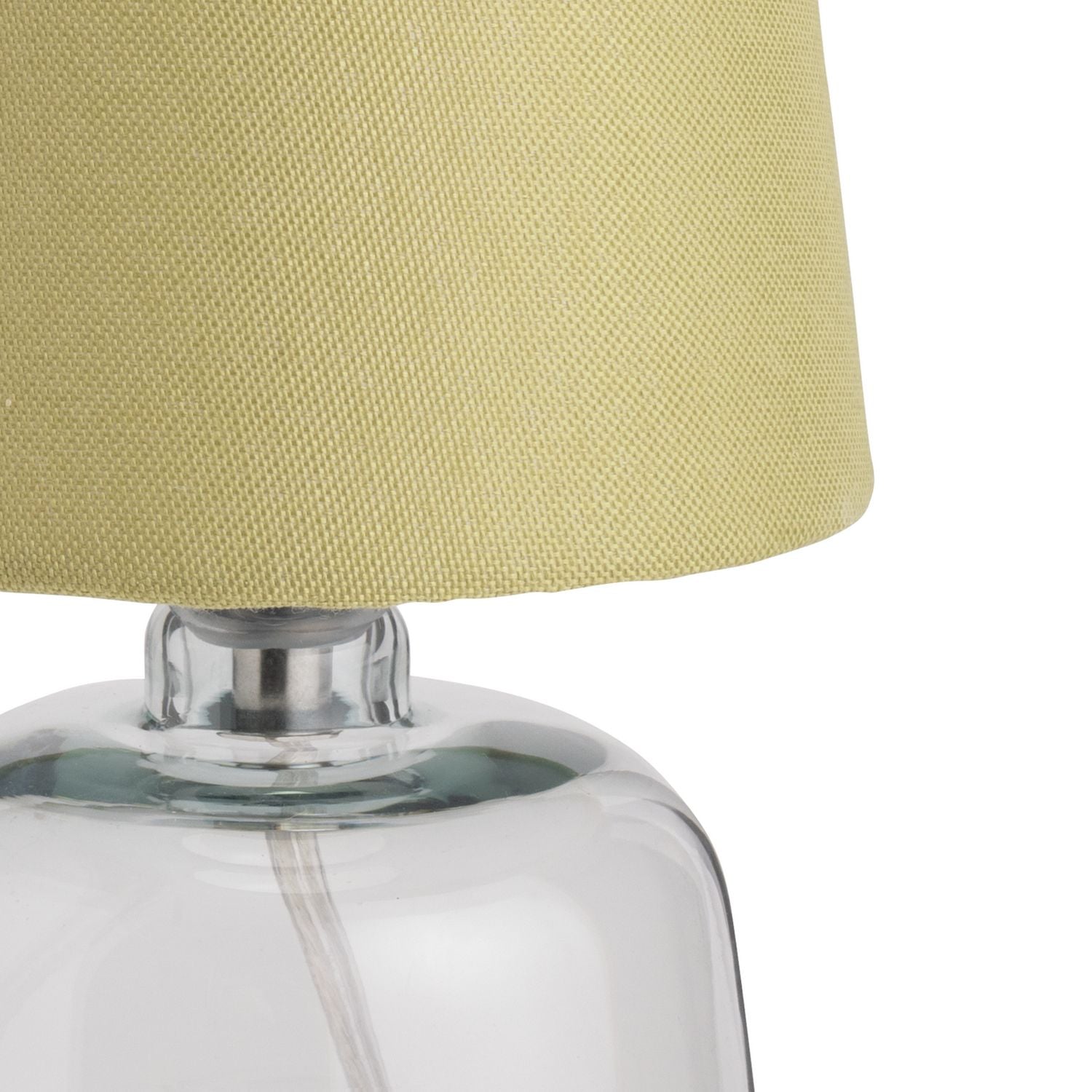 Argos Home Cabras Glass Table Lamp - Sage