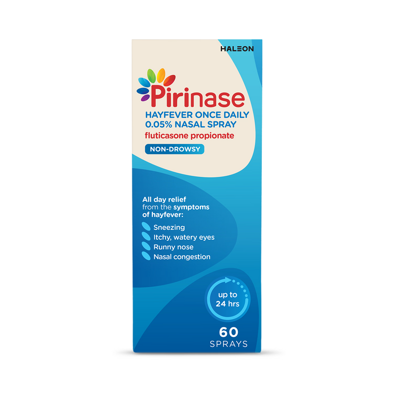 Pirinase hayfever relief nasal spray 1ml, imported from the UK