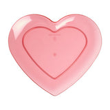 Argos Home heart shaped plate pack of 2 romantic dinnerware, UK version