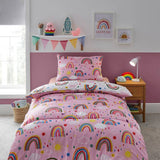 Silentnight Healthy Growth rainbow coverless duvet set single, UK version