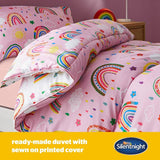 Silentnight Healthy Growth rainbow coverless duvet set single, UK version