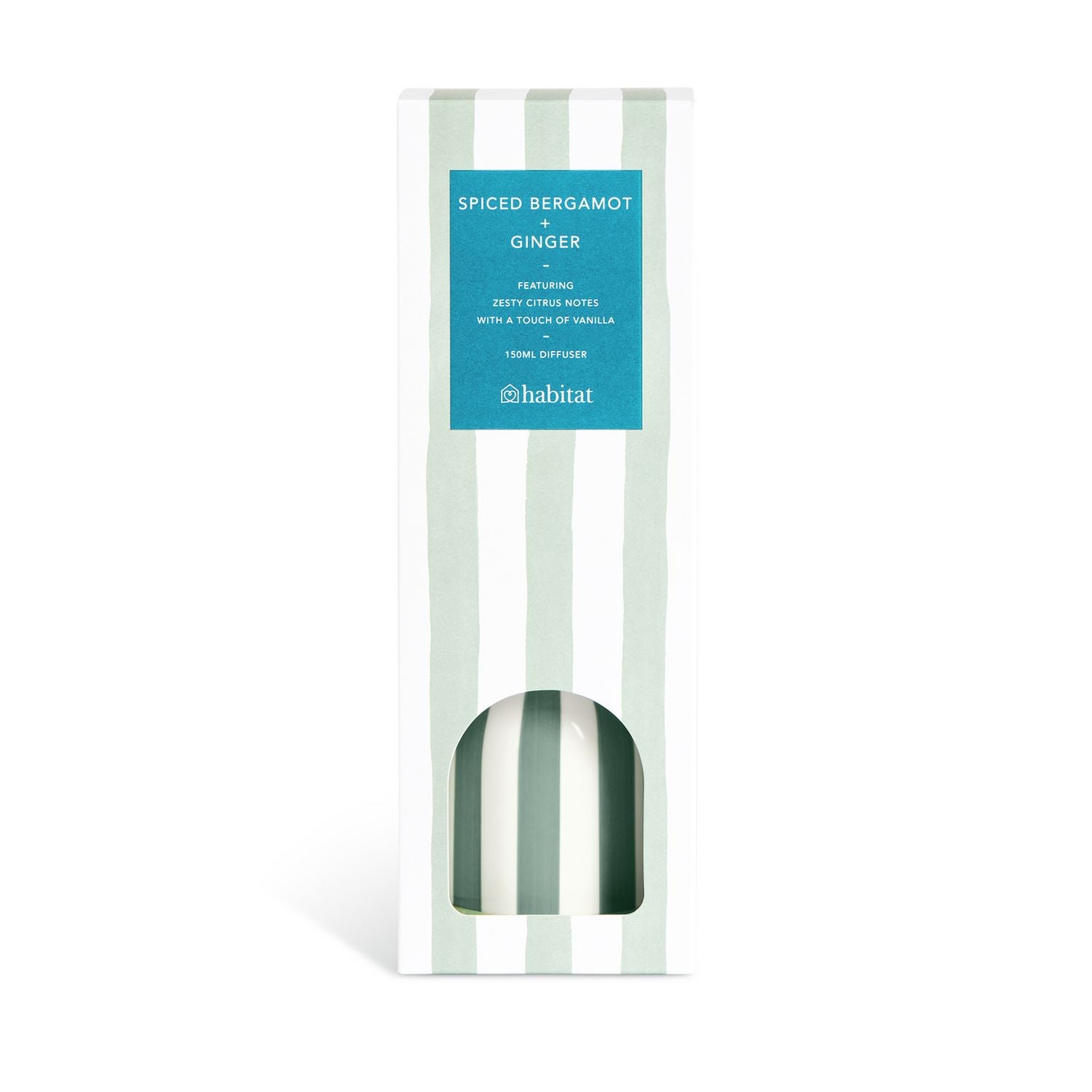 Habitat Spiced Bergamot & Ginger reed diffuser 150ml, imported from the UK