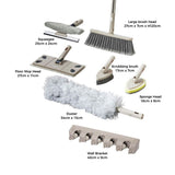 Tower 8-in-1 cleaning set with microfibre heads (British brand)
