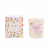 Widdop ceramic message candle Mummy 190g - British product