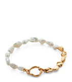Monica Vinader keshi pearl bracelet gold vermeil - British product