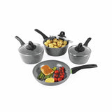 Salter 4-piece non-stick pan set grey - British product
