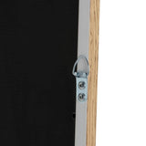 Home Essentials oak effect square wall mirror 55x55cm (British brand)