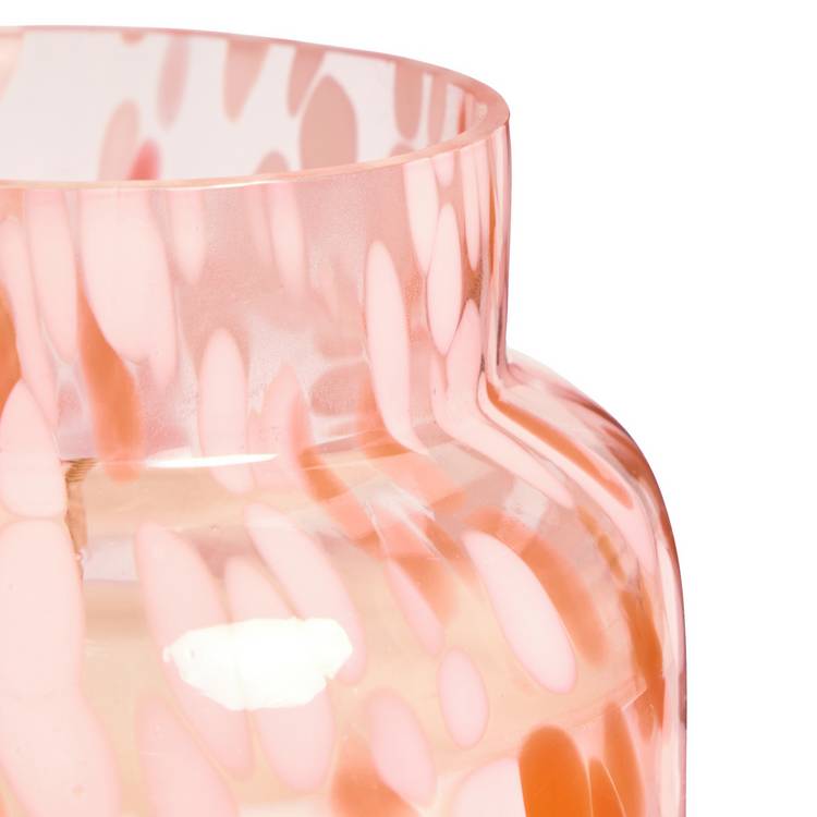 Habitat pink jasmine amber glass candle 8cm - British product