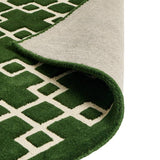 Habitat green wool rug 120x170cm (British brand)