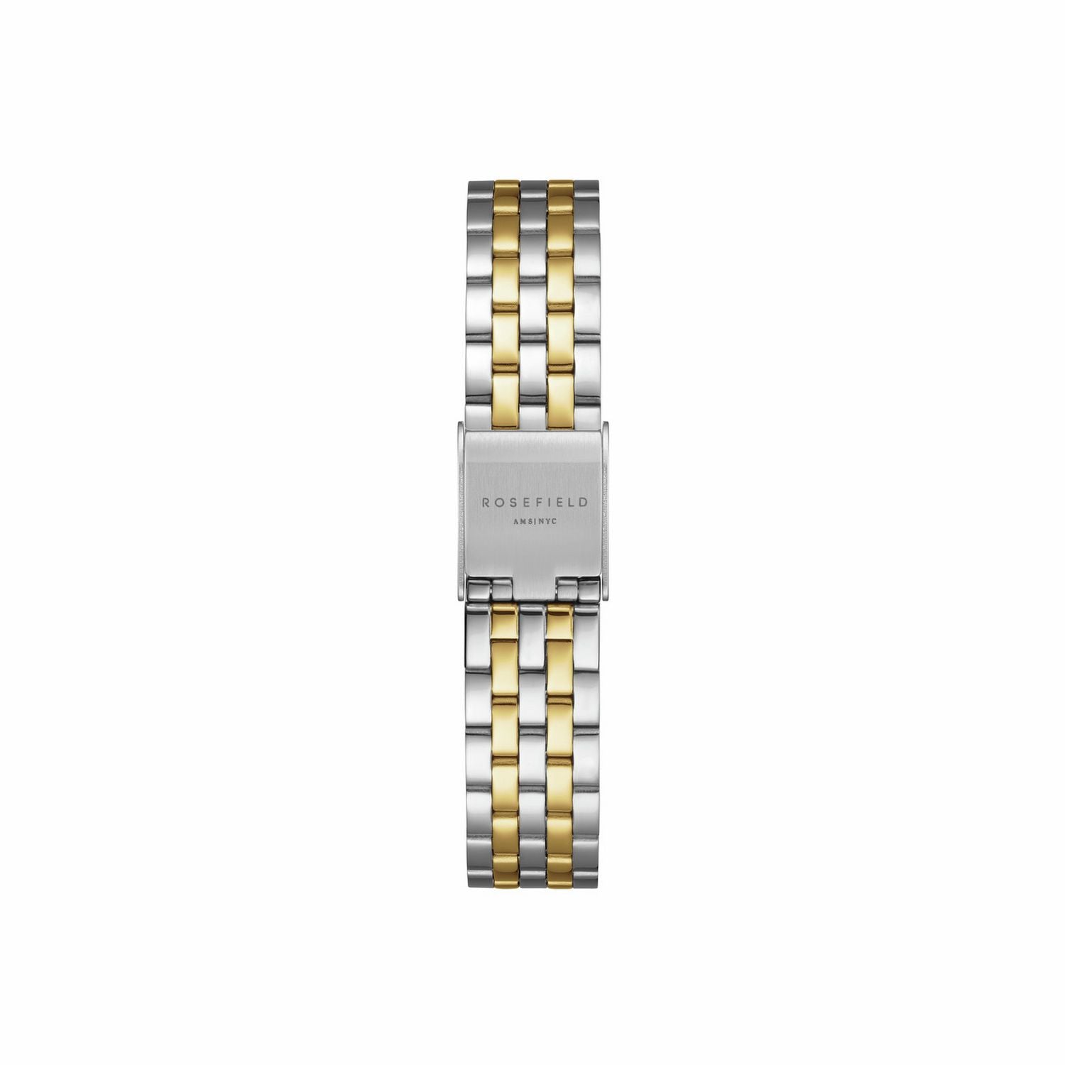 Rosefield Boxelle ladies duotone steel bracelet watch, imported from the UK